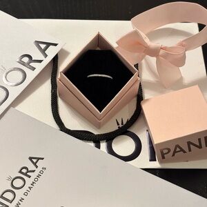 Pandora 14k diamond eternity band